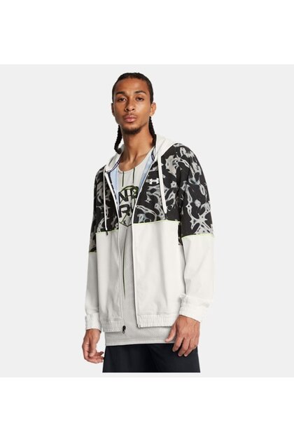 Under Armour Erkek UA Zone Dokuma Baskılı Ceket 1387573-114