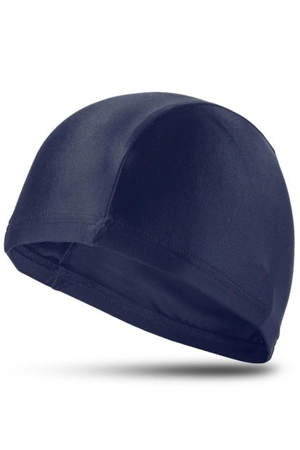 Navy Blue Swimming Cap , Stretch Fabric Stretchy Fabric, Pool and Sea Swimming Cap, Cloth
