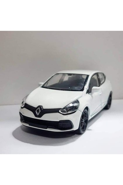 1.36 ÖLÇEK RENAULT CLİO MODEL METAL ARABA BEYAZ