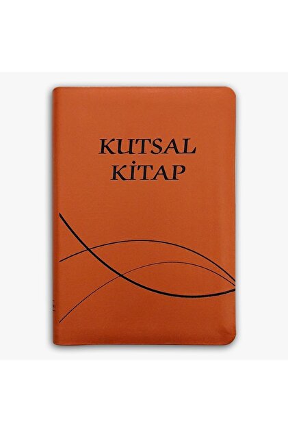 Kitabı Mukaddes Yayınları Kutsal kitap suni deri turuncu ( Tevrat