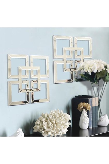 Becca 2 Li Ayna Pleksi Luxury Dekoratif Set