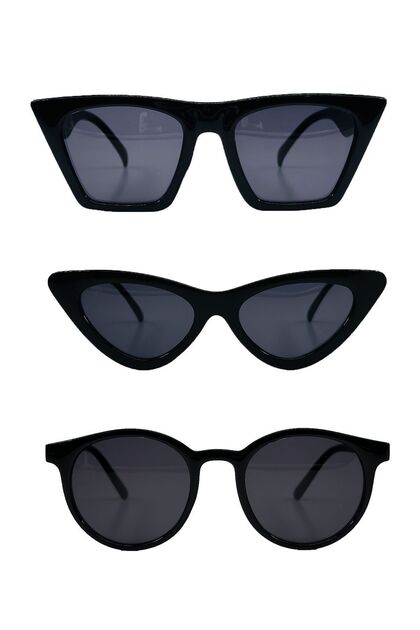 New Season Unisex Set of 3 Sunglasses