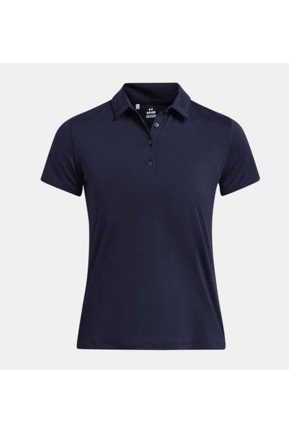 Kadın UA Playoff Kısa Kollu Polo Tişört 1383612-410