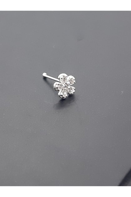 925 Ayar Gümüş Zirkon Taşlı ''papatya'' Hızma ( 5 Mm )