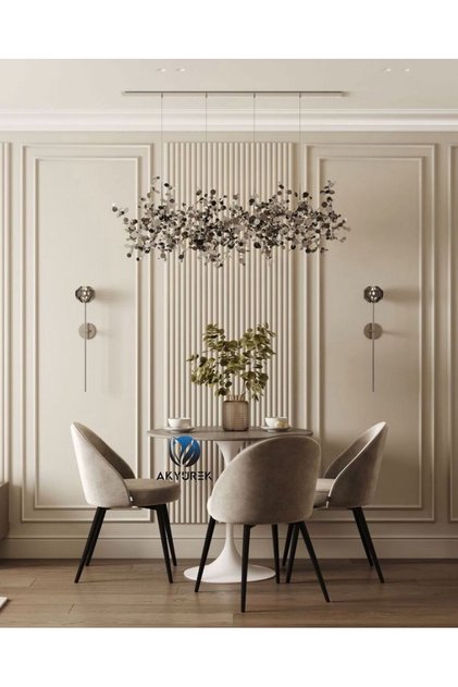 Akyürek Lb 2200 Model Bianco Renk Dekor Profil Duvar Kaplama Panel Lambri