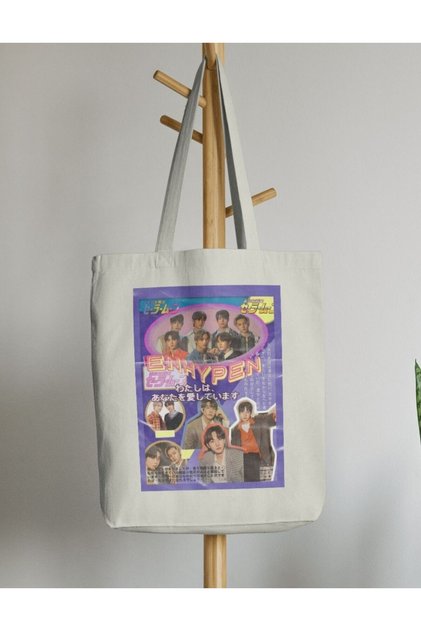 Enhypen Kpop Y2K Retro Cloth Bag Tote Bag