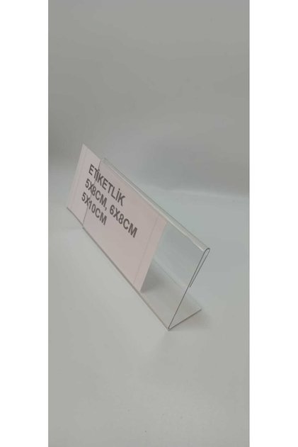 Label Holder-510L-L Type Plastic Label Holder Price Tag (5X10Cm) 80 Pieces..................................................