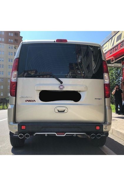 Zg Fiat Doblo Difüzör Arka Tampon Eki 4 Egzoz Çıkışlı