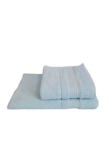 Trendy Large Size Bath Towel Set of 2 - A. Water Green (90X150 cm + 50X90 cm)