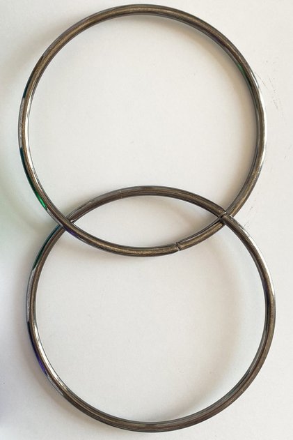 Metal Round Ring Bag Handle 12 cm