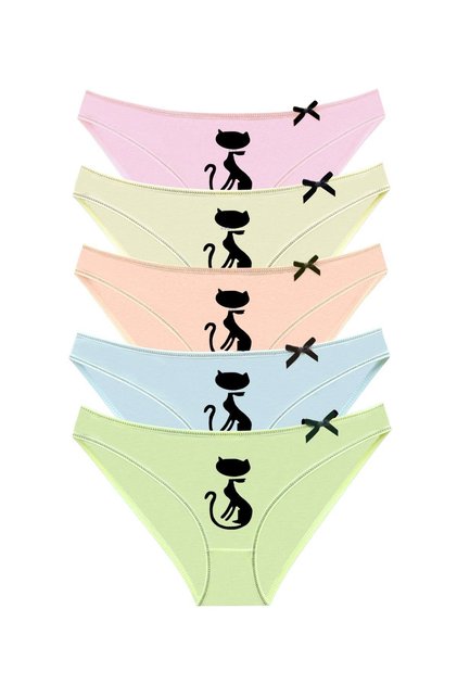 Pack of 1024 Cat Printed Mix Panties