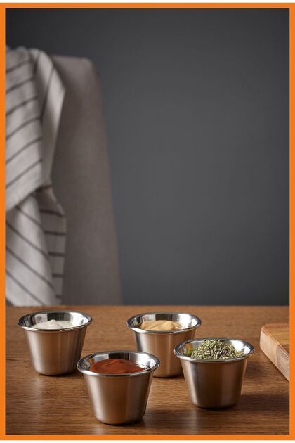 IKEA Grılltıder Sos Kasesi Paslanmaz Çelik 4 Lü Set - Fiyatı