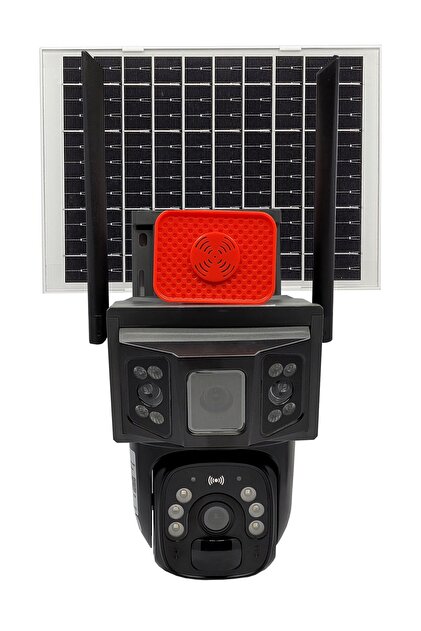 O-KAM O-KAM 3916 4G 6MP Dual Lens - Solar Panel - Sim Kart