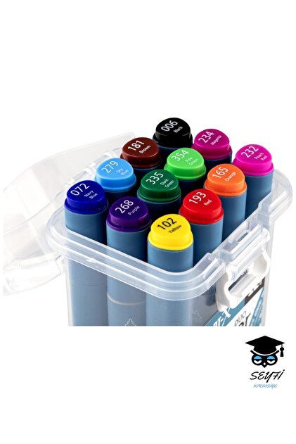 SEYFİKİRTASİYE SKETCH MARKER ÇİFT TARAFLI ÇİZİM KALEM SETİ ART-X