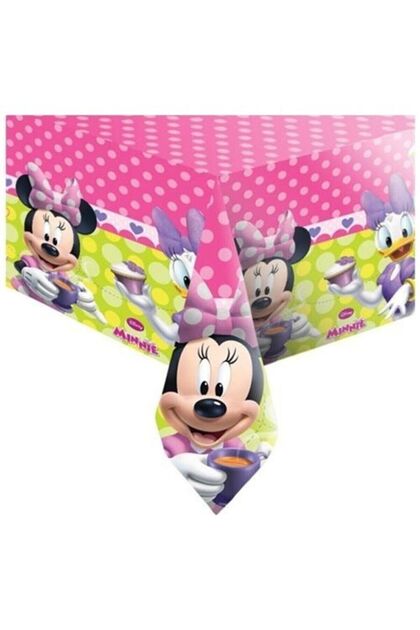 Minie Mouse Temalı Masa Örtüsü 120*180 Cm