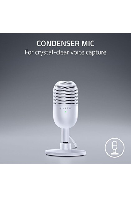 RAZER Seiren V3 Mini Ultra Kompakt USB Mikrofon Dokunarak Sessize