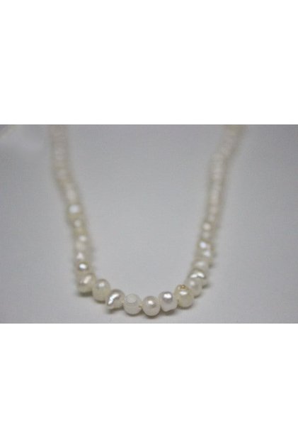 Bracelet with Half-String Pearls, 5mm (18cm in length)