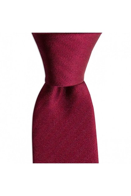 Bordo Desenli 7,5 Cm Genişliğinde Ipek Kravat