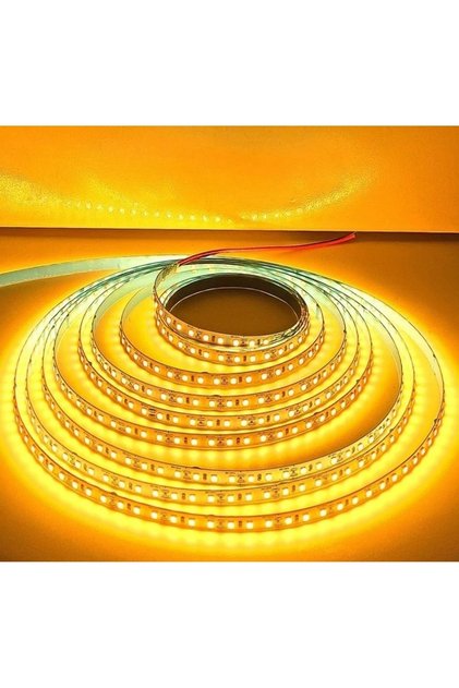 Ct-4485 Şerit Led Iç Mekan Amber Ip20 10 Çip 5 Metre