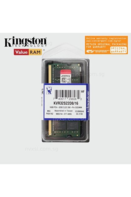 Kingston Impact 16 GB 4800 MHz CL38 KF548S38IB/16 DDR5 Notebook
