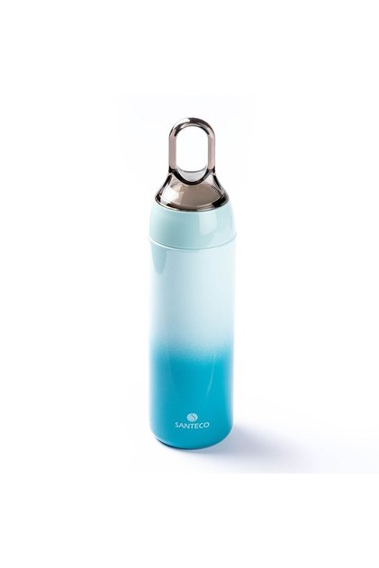 024-01-BLUE DOUBLE LAYER STAINLESS STEEL THERMOS WATER BOTTLE 380ML