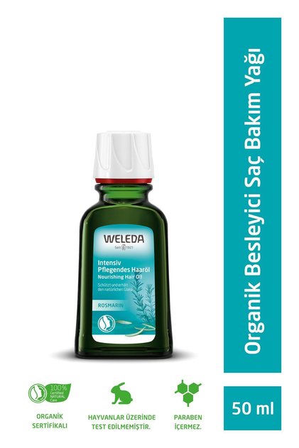 Biberiye Özlü Besleyici Organik Saç Bakım Yağı 50ml