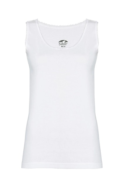4 pieces of 100% cotton large size women's tank top with wide straps