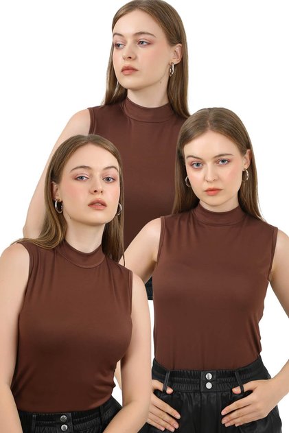 Women's 3-Piece Sleeveless Bodysuit