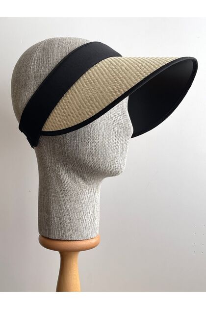Adjustable, High-Quality Imported Straw Visor Hat, Sun Visor Hat , Sun Protection Hat