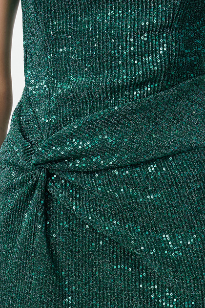 dark green and purple combination dress Green & Purple Beaded Gown with Crystal Accents – VALDRIN SAHITI