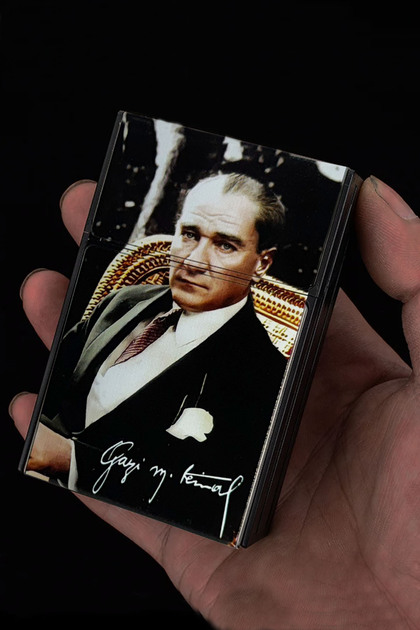 Sigara Tabakası Renkli Atatürk