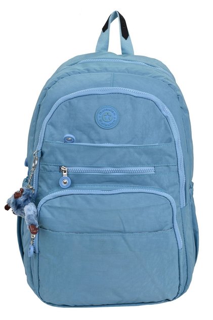 Waterproof Crinkle Fabric Orthopedic Multi-Compartment School Backpack