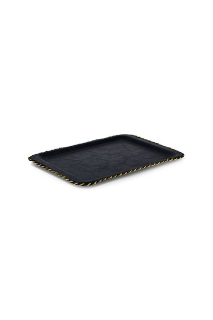 Leather Tray - Handmade, 1 Piece, 36x46 cm, Navy Blue LT3646