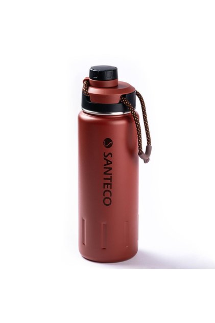 024-01-Red 710ML Stainless Steel Thermos Water Bottle - Double Layer