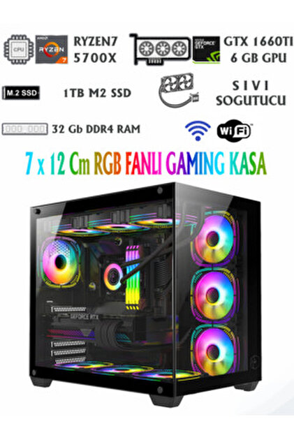 RAMTECH BİLGİSAYAR SUPPLEY RYZEN 7 5700X / RTX 5060 8GB / 32GB RAM