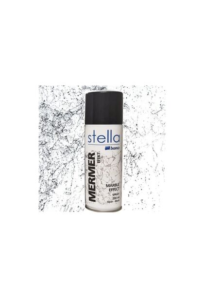 Stella Mermer Efekti Sprey 200ml Siyah