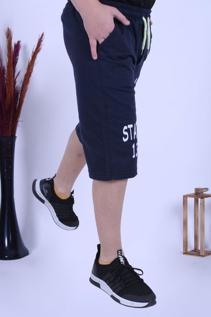 133 Text Printed Boy's Capri