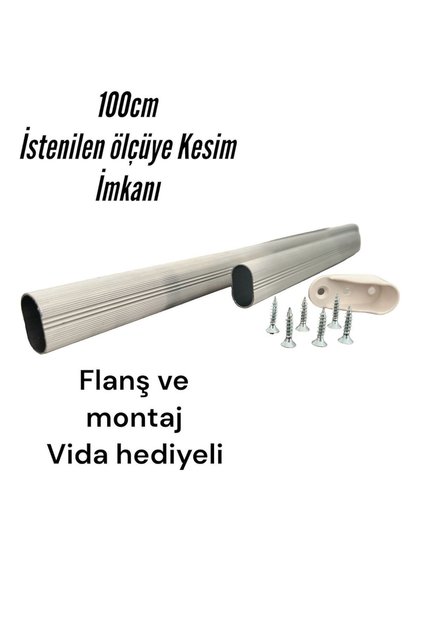 ASKILIK BORUSU FLANS VE MONTAJ VİDA HEDİYELİ/İSTENİLEN ÖLÇÜYE ÖZEL KESİM