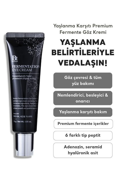 Fermentation Eye Cream - Kırışıklık Ve Yaşlanma Karşıtı Nemlendirici Premium Fermente Göz Kremi 30g