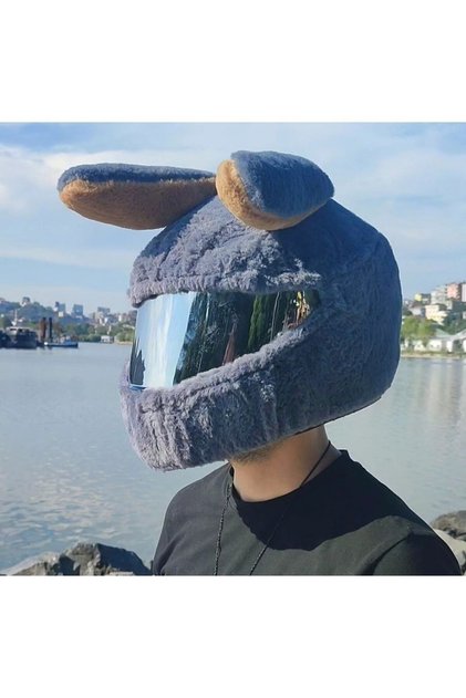Kask Kilifi Kask Süsü Kask Aksesuarları Kask Koruyucu Kask Motorsiklet Peluş Kask Kılıfı