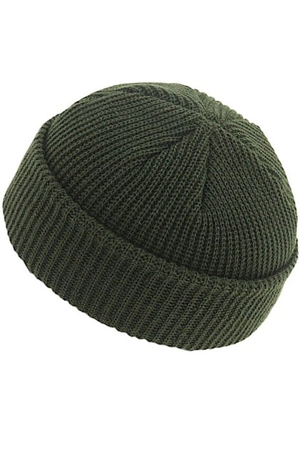 Solid Color Short Beret Hipster Beret Skullcap Beanie Leon Beret Hip Hop Beret (Khaki)