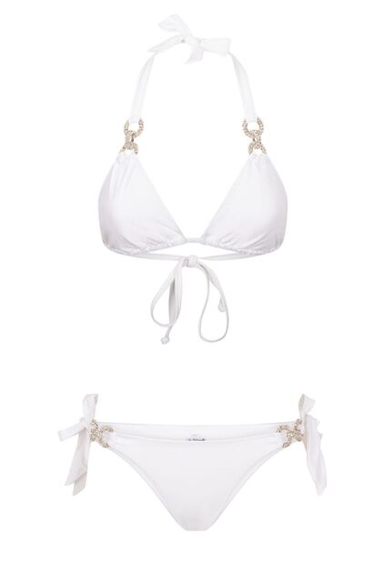 Embellished bikini set