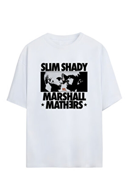 Adrift Eminem - The Eminem Show Tasarımlı Unisex Oversize T-shirt