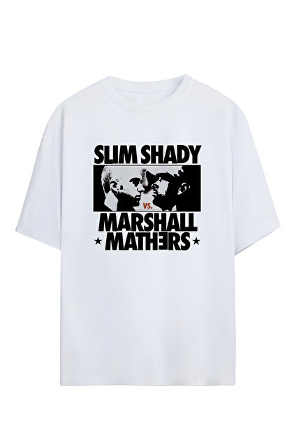 Adrift Eminem - The Eminem Show Tasarımlı Unisex Oversize T-shirt