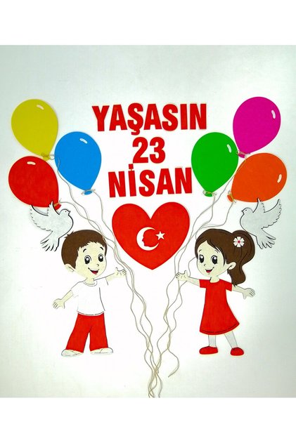 23 Nisan Panosu (Keçe Eğitim Materyali)
