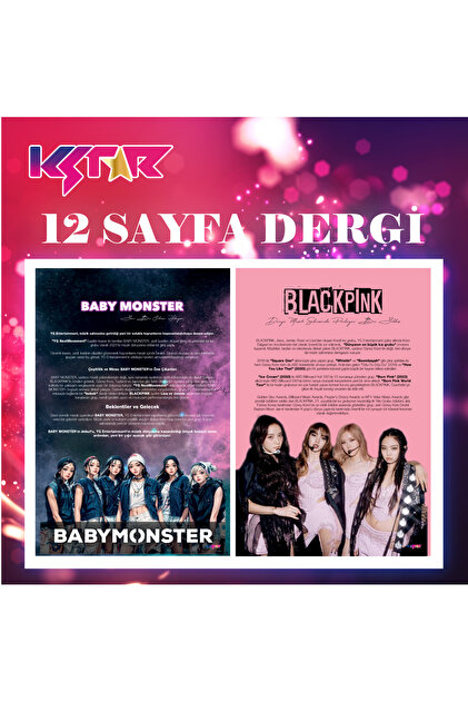 KSTAR Blackpink / Babymonster (KPOP MİX) Dergisi - Fiyatı, Yorumları