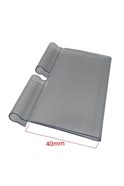 10 Adet Çentikli Kanca Etiketlik En :6 Cm Boy : 4,5 0 Cm Raf Önü Etiketlik