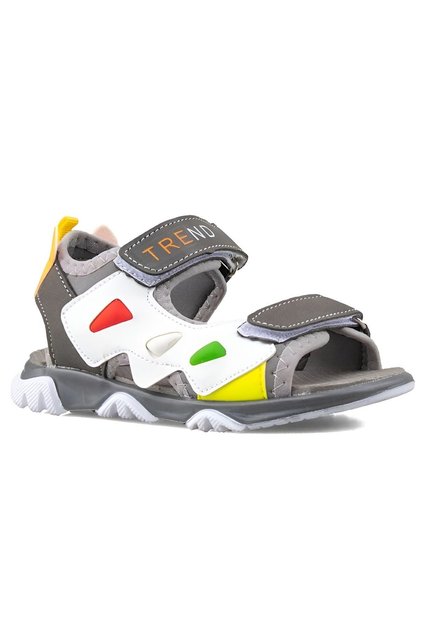 Belle Vie Shoes Gray Orange Unisex Water Resistant Children's Sandals