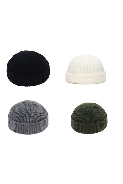 Set of 4 Short Berets Hipster Beret Skullcap Beret Leon Beret Hip Hop Model Beret Standard Size