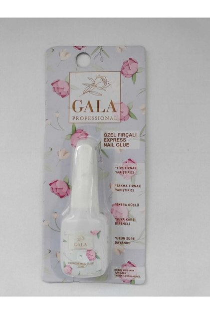 Protez Tırnak Tips Yapıştırıcı Özel Fırçalı Express Nail Glue 10ml